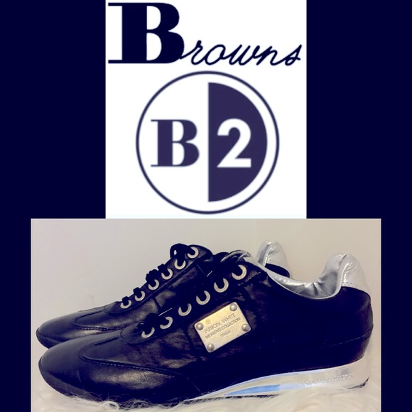 Browns-B2 Shoes - 😎 VINTAGE ITALIAN LEATHER SNEAKS 😎
